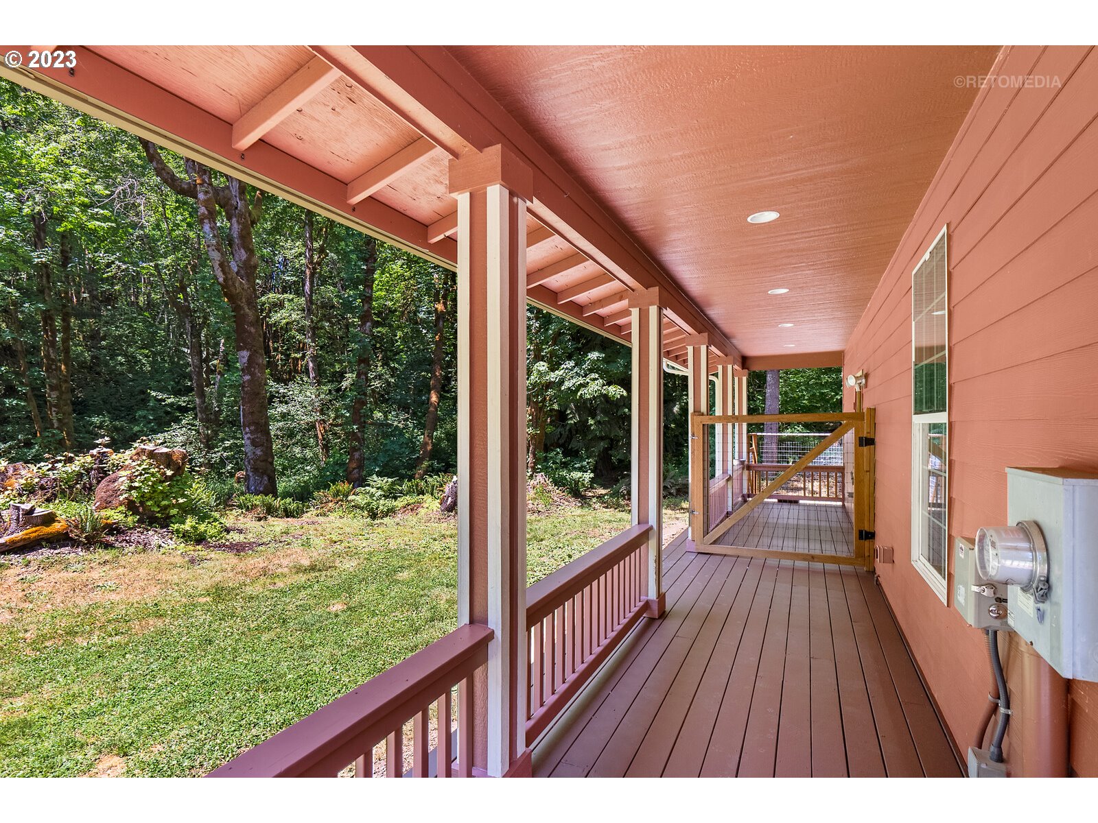 53550 Northwest Strassel Road Forest Grove, OR 97116 - Photo 6 of 44 a view of balcony with wooden floor