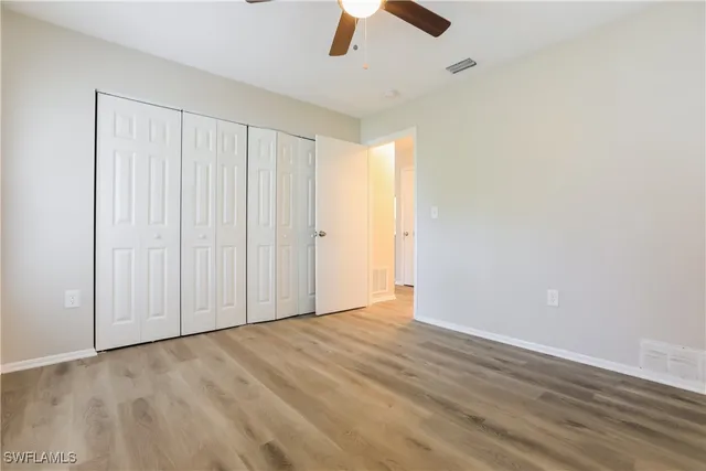 wooden floor in an empty room