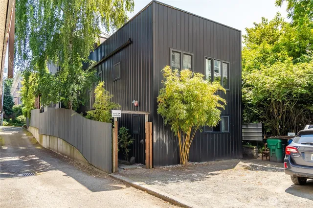 a front view of a house having yard