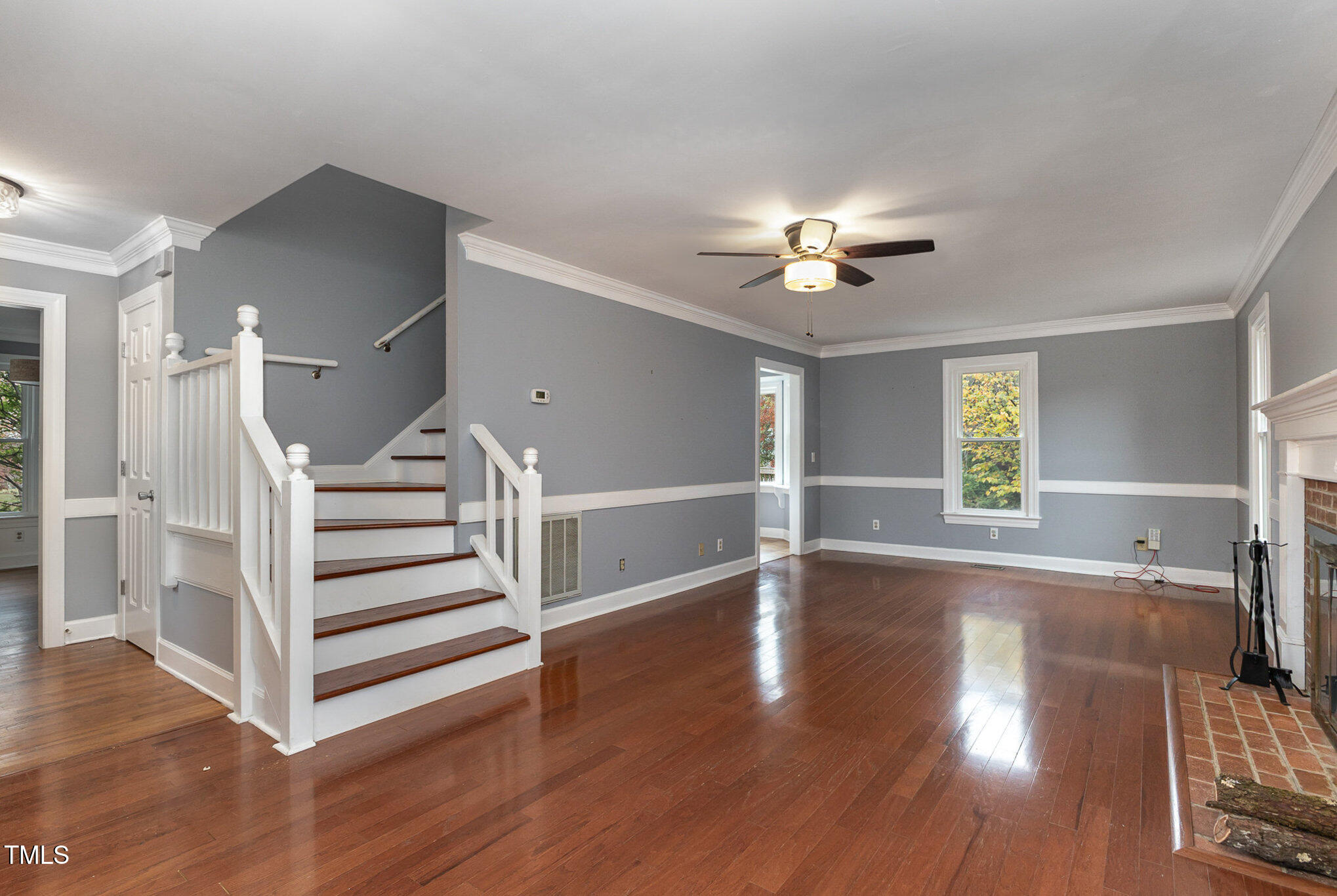 3940 Iron Horse Road Raleigh, NC 27616 - Photo 3 of 22 a view of entryway and hall with wooden floor