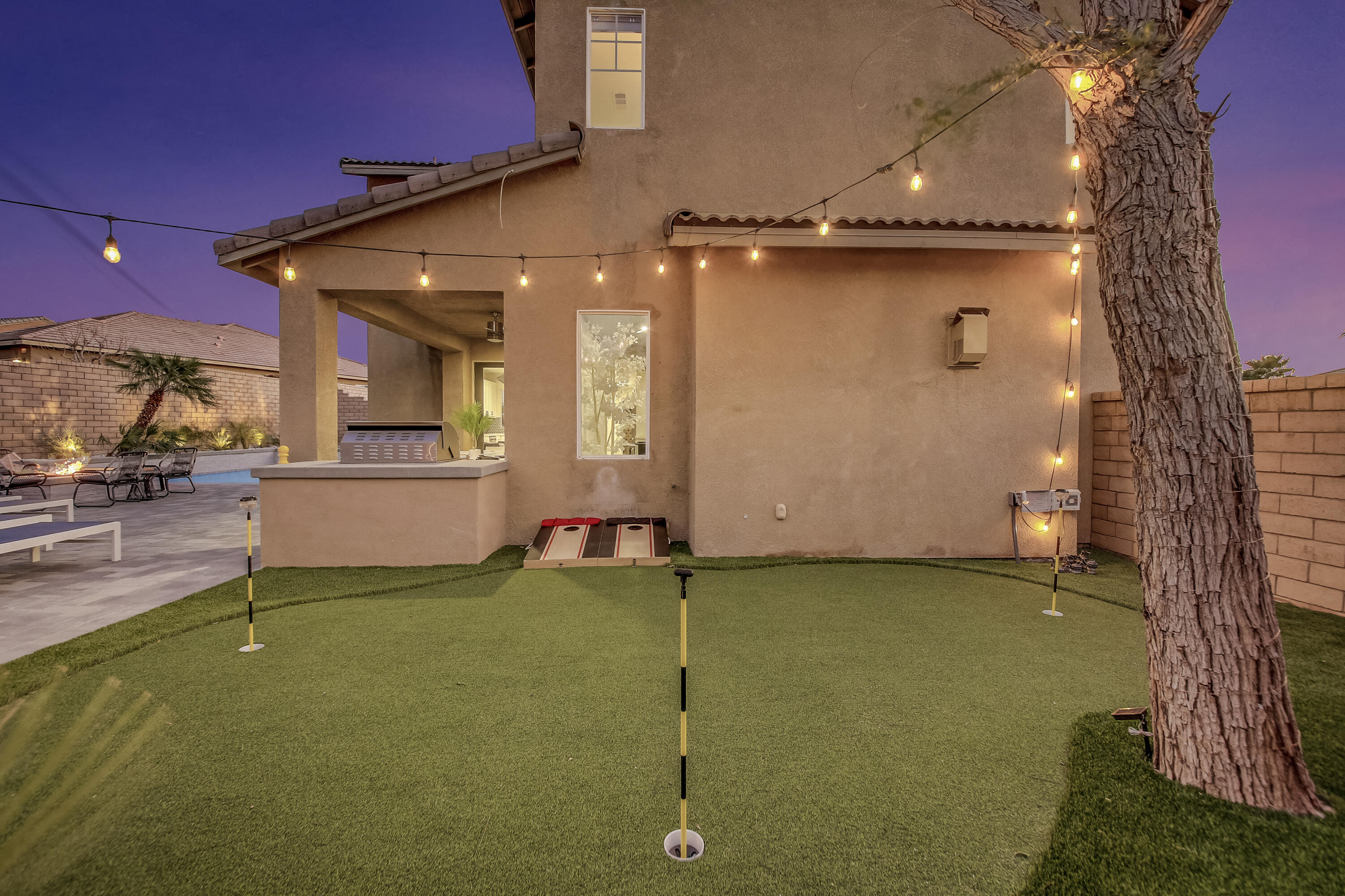 42942 Del Lago Court Indio, CA 92203 - Photo 37 of 75 a front view of a house with garden