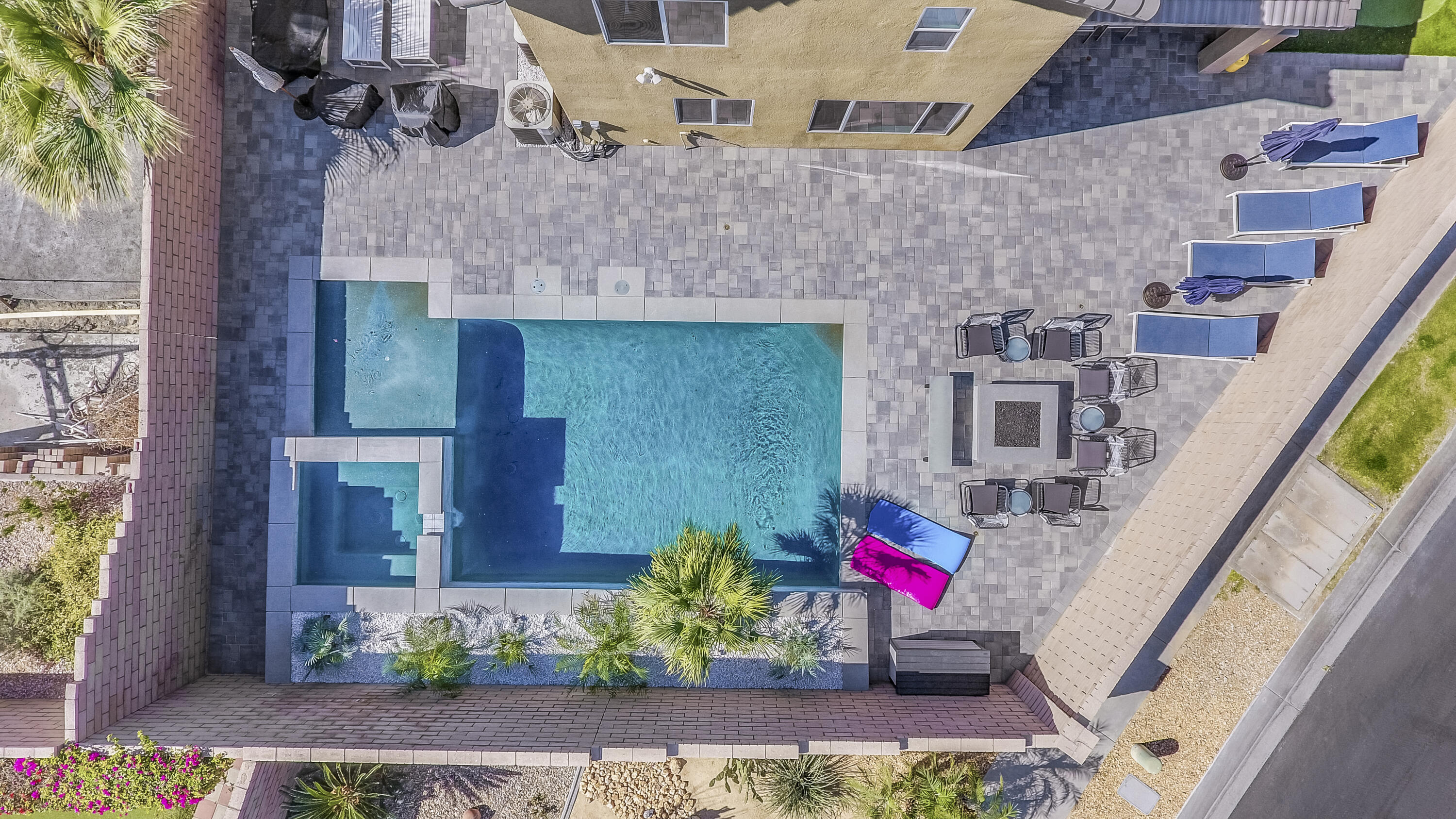 42942 Del Lago Court Indio, CA 92203 - Photo 60 of 75 an aerial view of a house with a yard