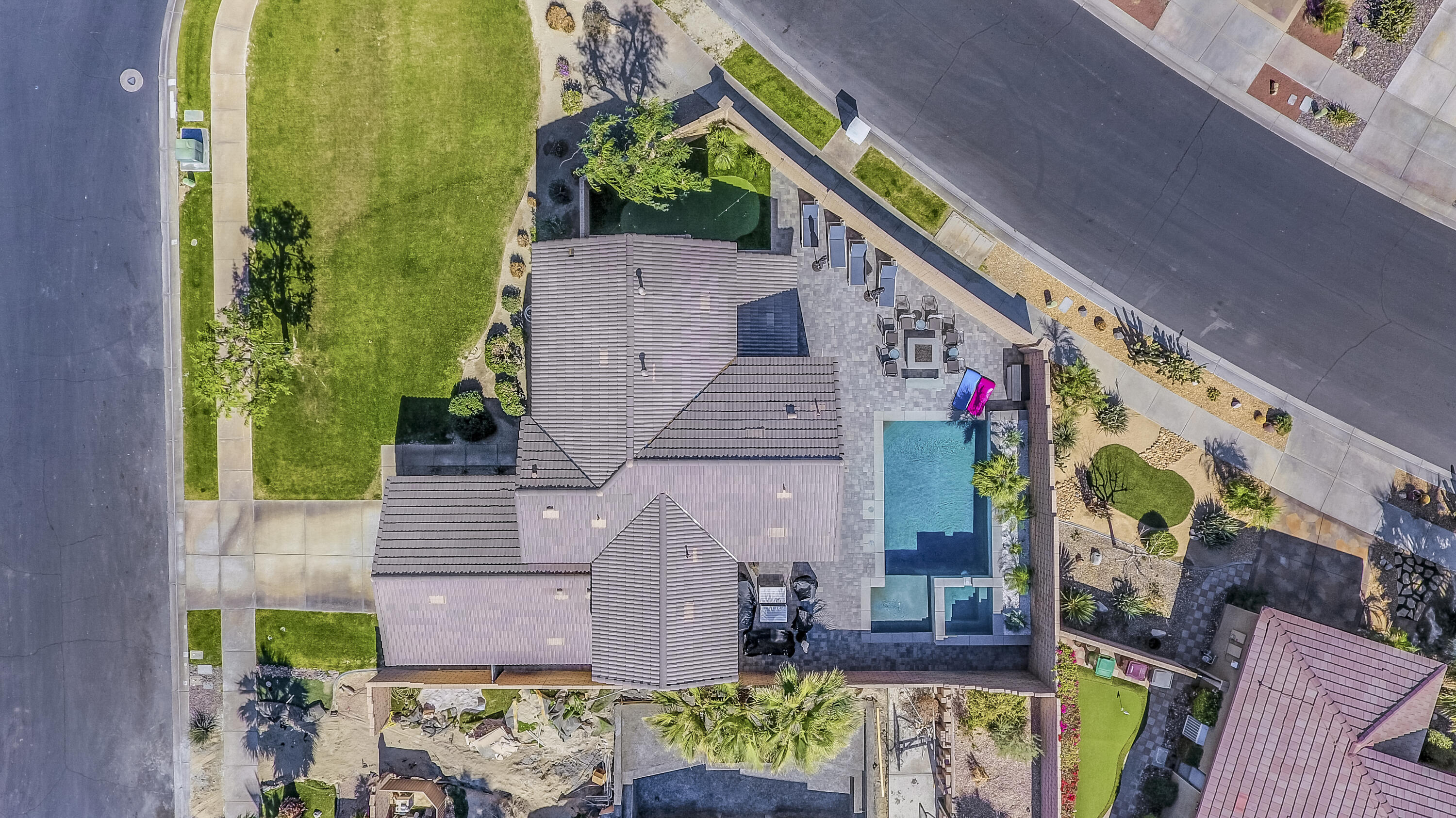 42942 Del Lago Court Indio, CA 92203 - Photo 74 of 75 a front view of a house with a yard
