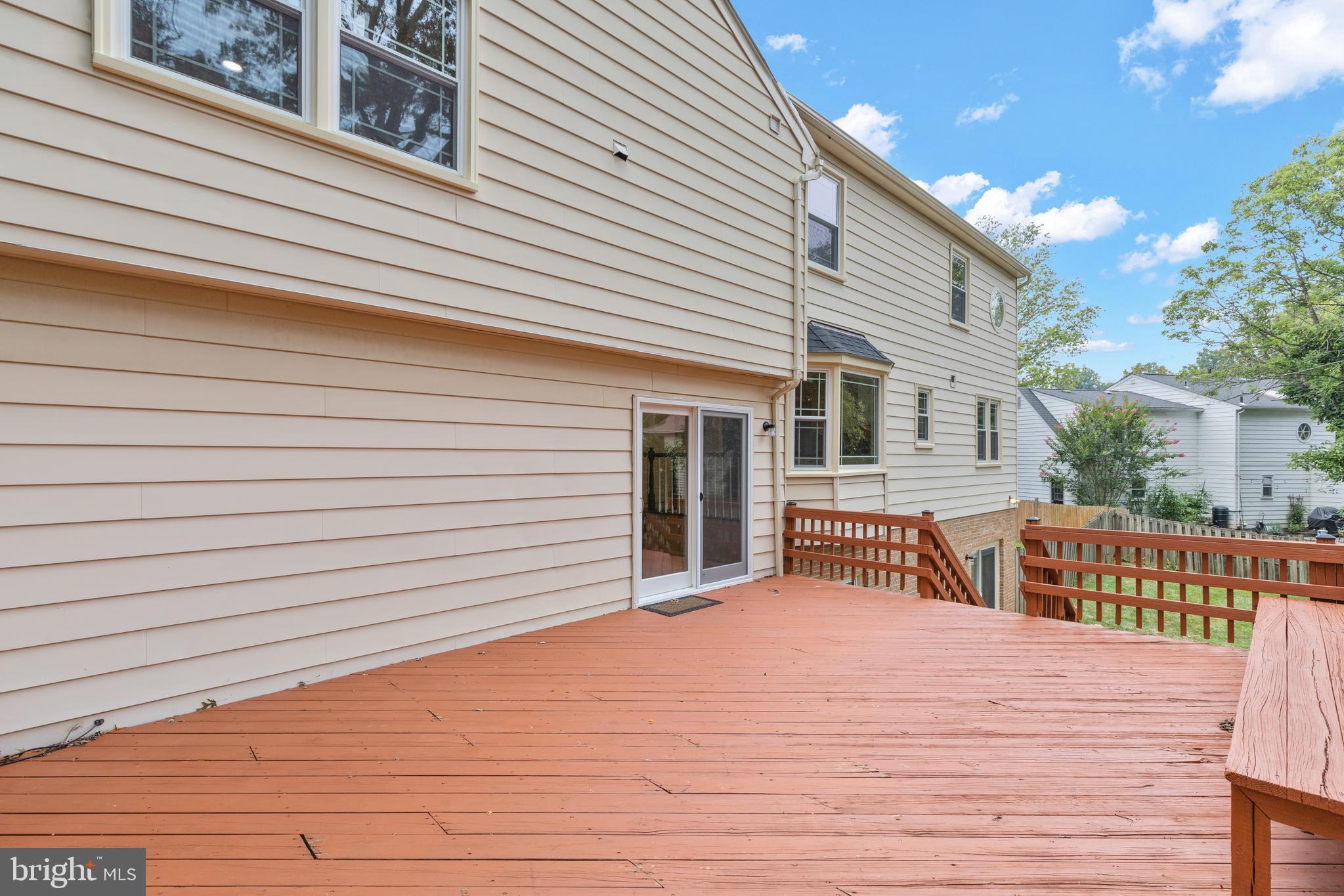 12209 Bayswater Road Gaithersburg, MD 20878 - Photo 20 of 53 Back deck perfect for entertaining & relaxing
