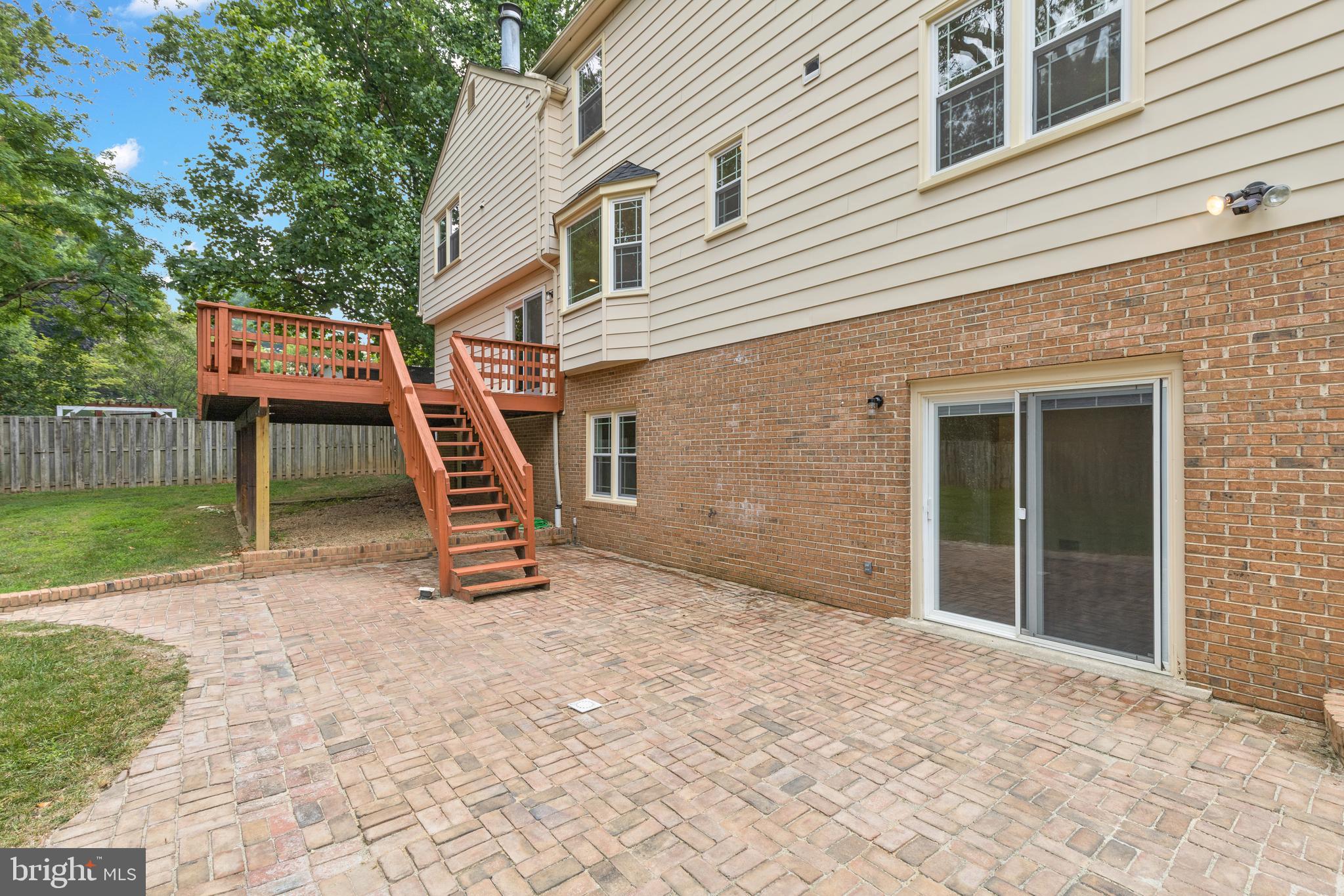 12209 Bayswater Road Gaithersburg, MD 20878 - Photo 47 of 53 Walkout to large patio and stairs to deck