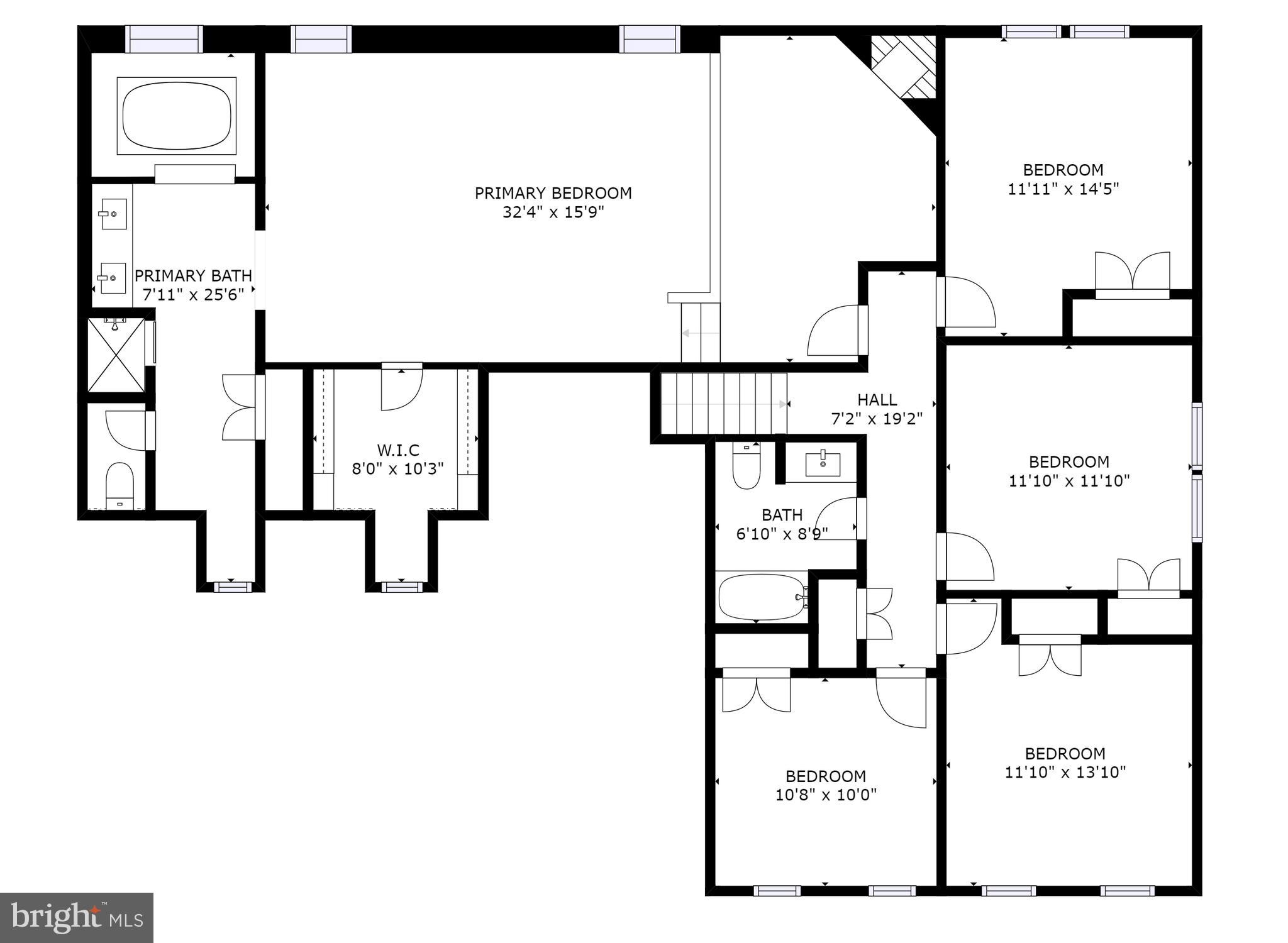 12209 Bayswater Road Gaithersburg, MD 20878 - Photo 52 of 53 Upper level floor plan