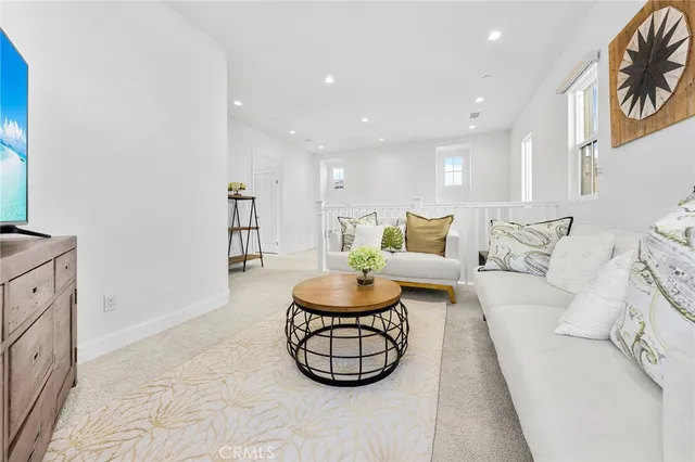 a view of room with garage