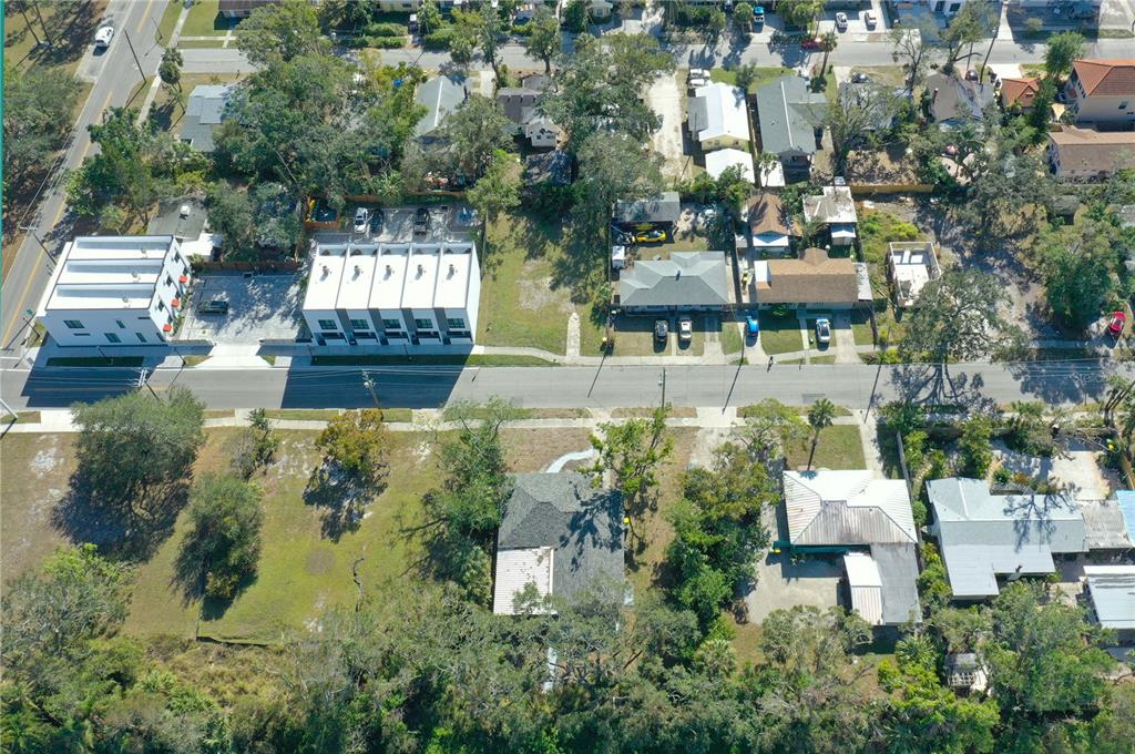 1744 10th Street Sarasota, FL 34236 - Photo 12 of 32 an aerial view of a house with a garden