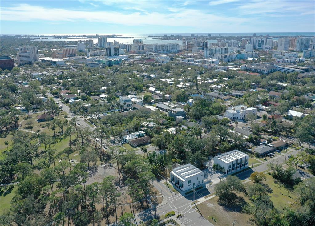 1744 10th Street Sarasota, FL 34236 - Photo 17 of 32 an aerial view of multiple house