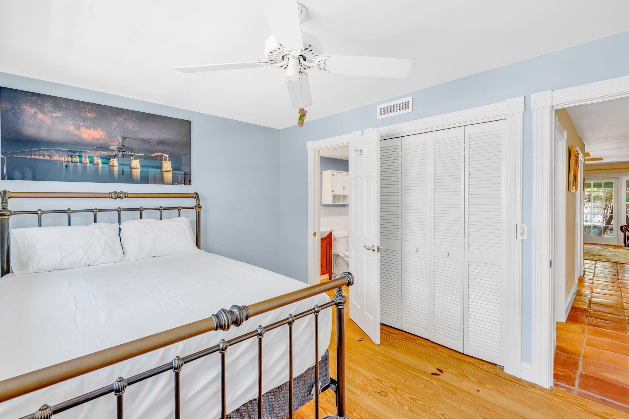 3365 Flagler Avenue Key West, FL 33040 - Photo 9 of 37 a view of a bedroom with furniture and staircase