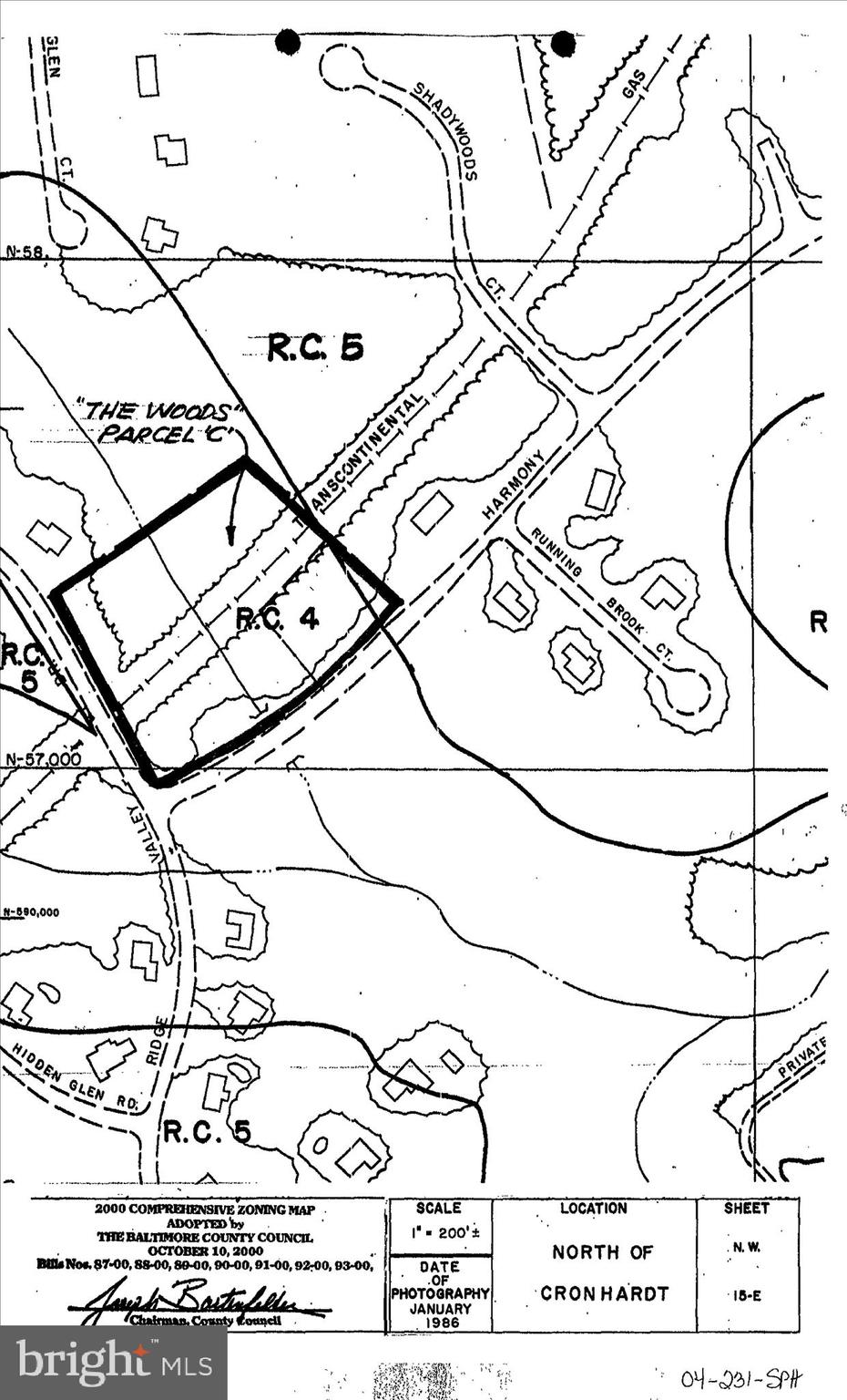 2204 Harmony Woods Road Owings Mills, MD 21117 - Photo 34 of 35 Zoning Map