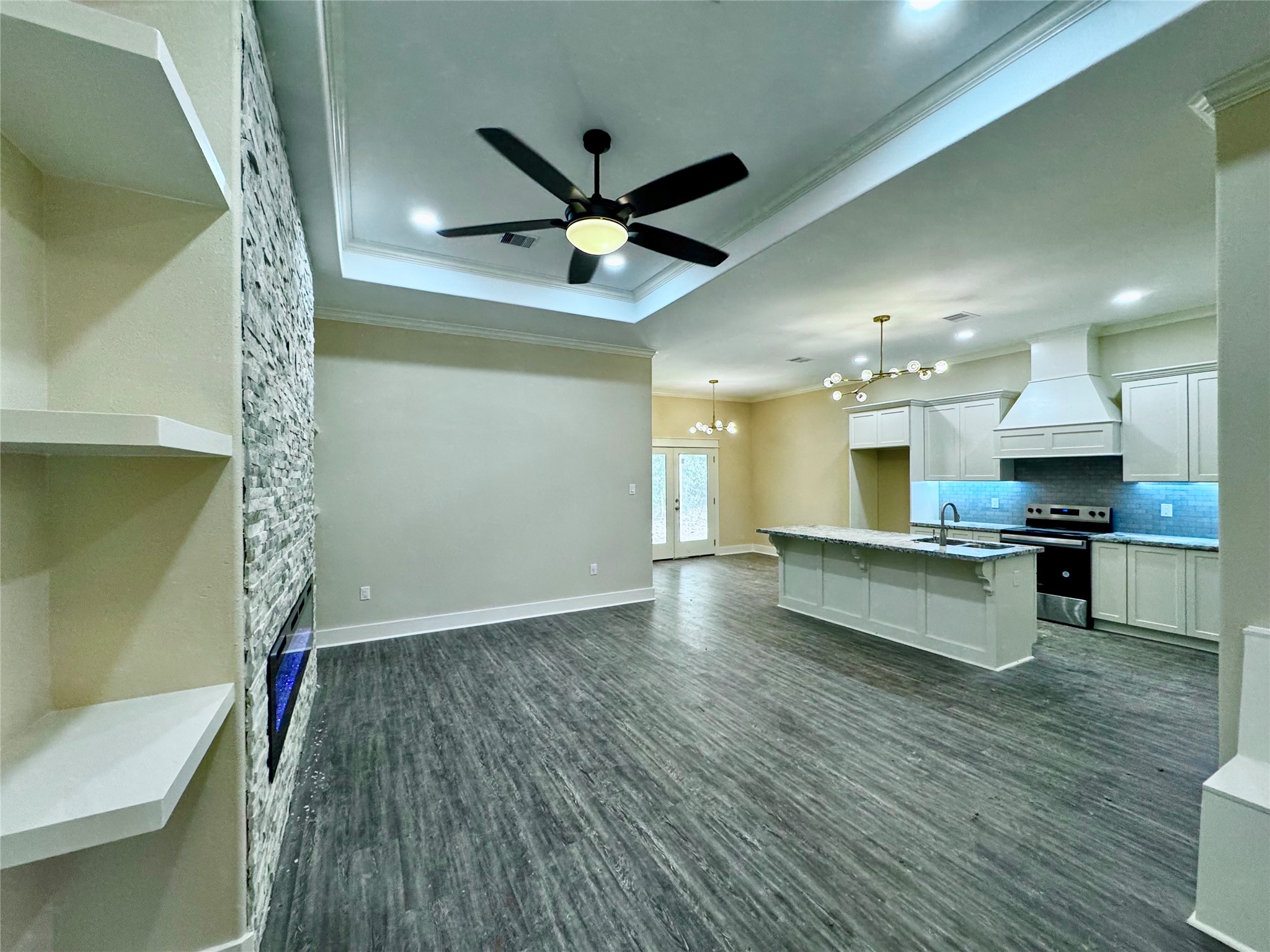 10730 Vinson Street Beaumont, TX 77713 - Photo 2 of 15 a view of kitchen with sink and wooden floor