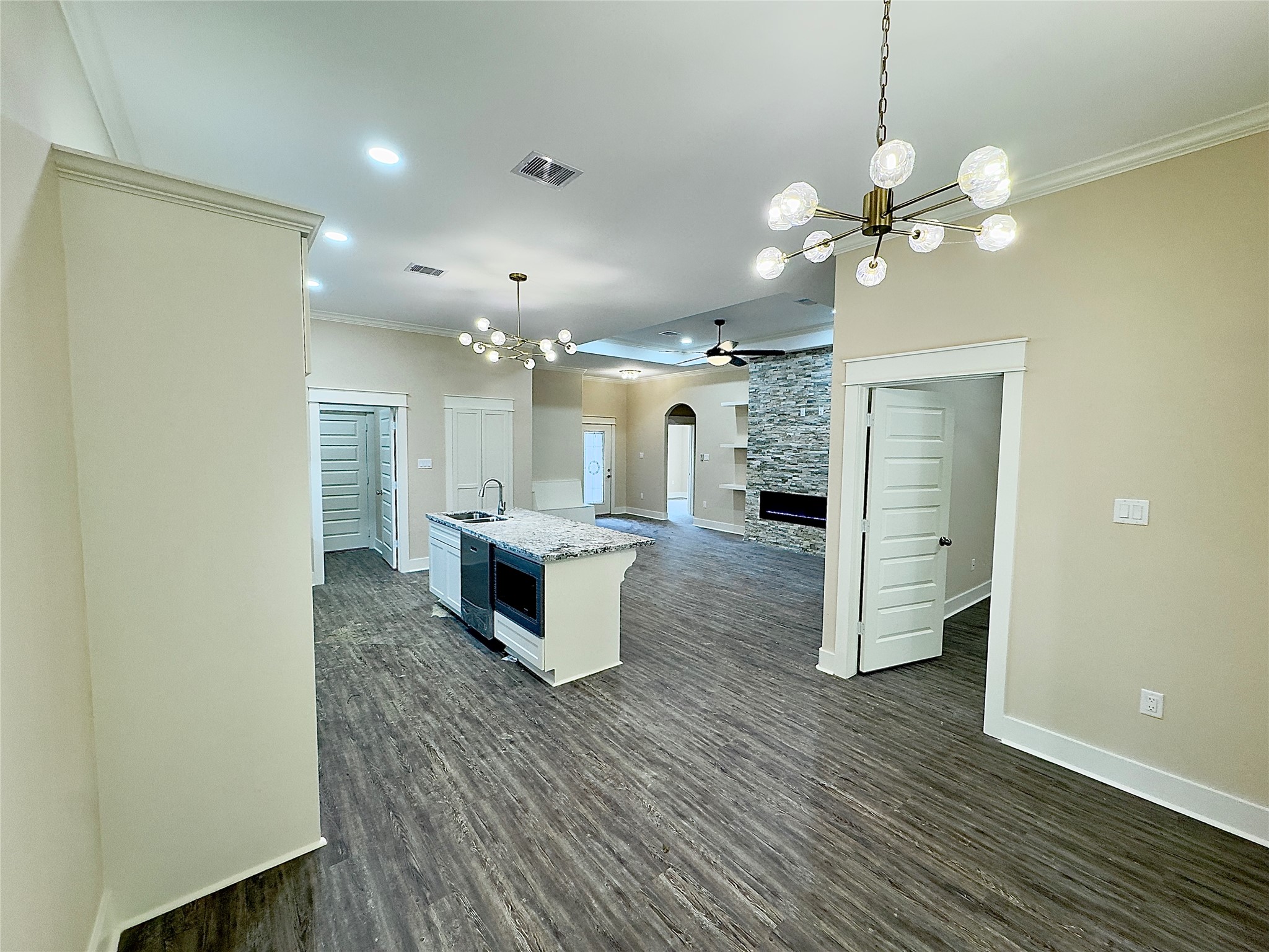 10730 Vinson Street Beaumont, TX 77713 - Photo 5 of 15 a view of a kitchen with a sink and refrigerator