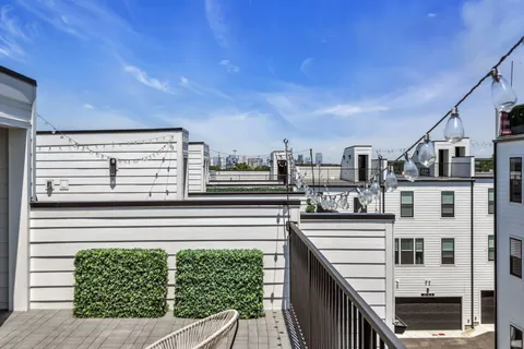 a view of balcony with city view