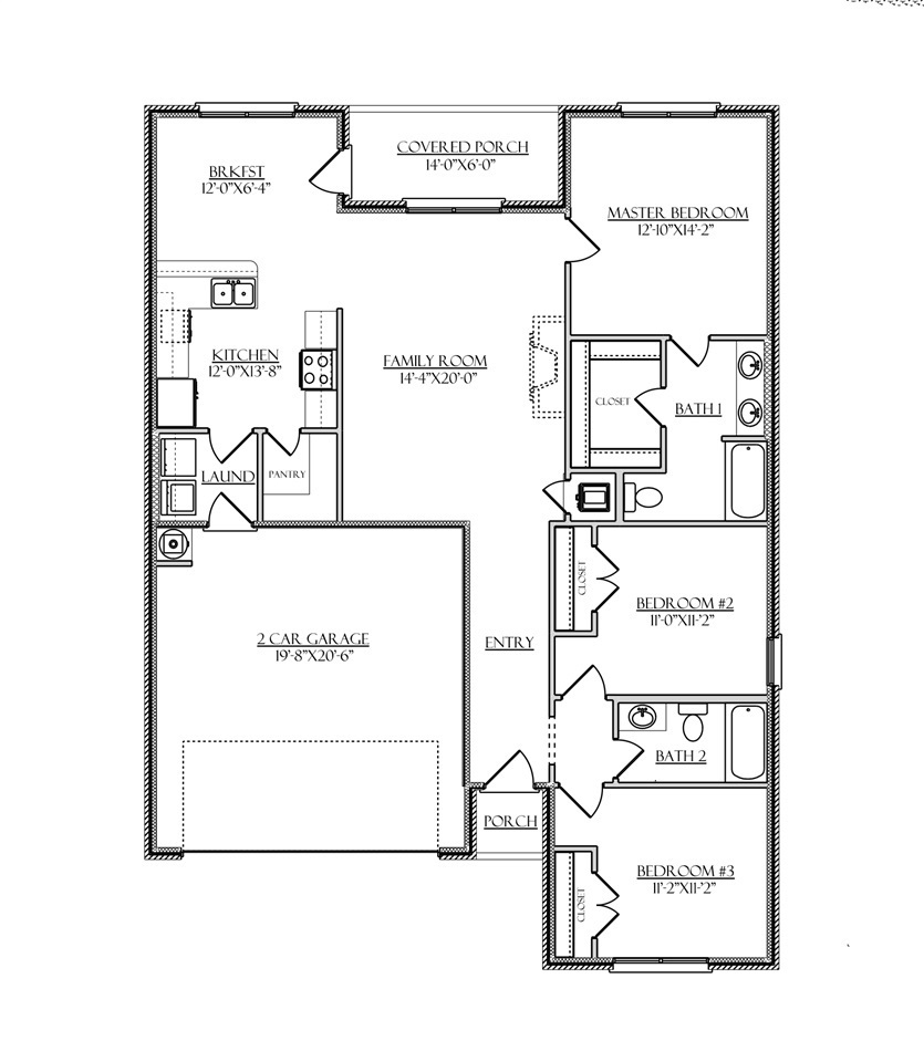 3860 Chesterfield Lane Foley, AL 36535 - Photo 13 of 13 Floor Plan