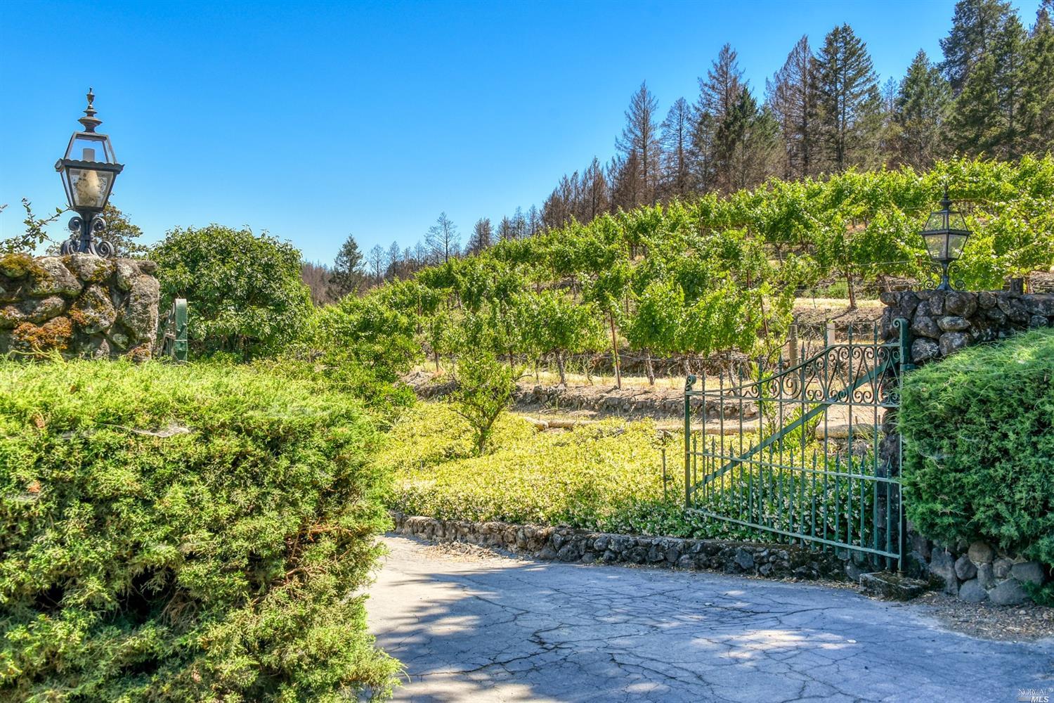 a view of an outdoor space with a lake view