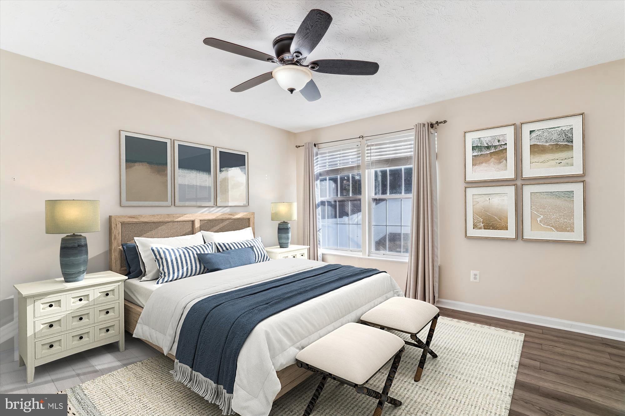6532 Rice Court Elkridge, MD 21075 - Photo 11 of 46 Virtually Staged Main Level Primary Bedroom