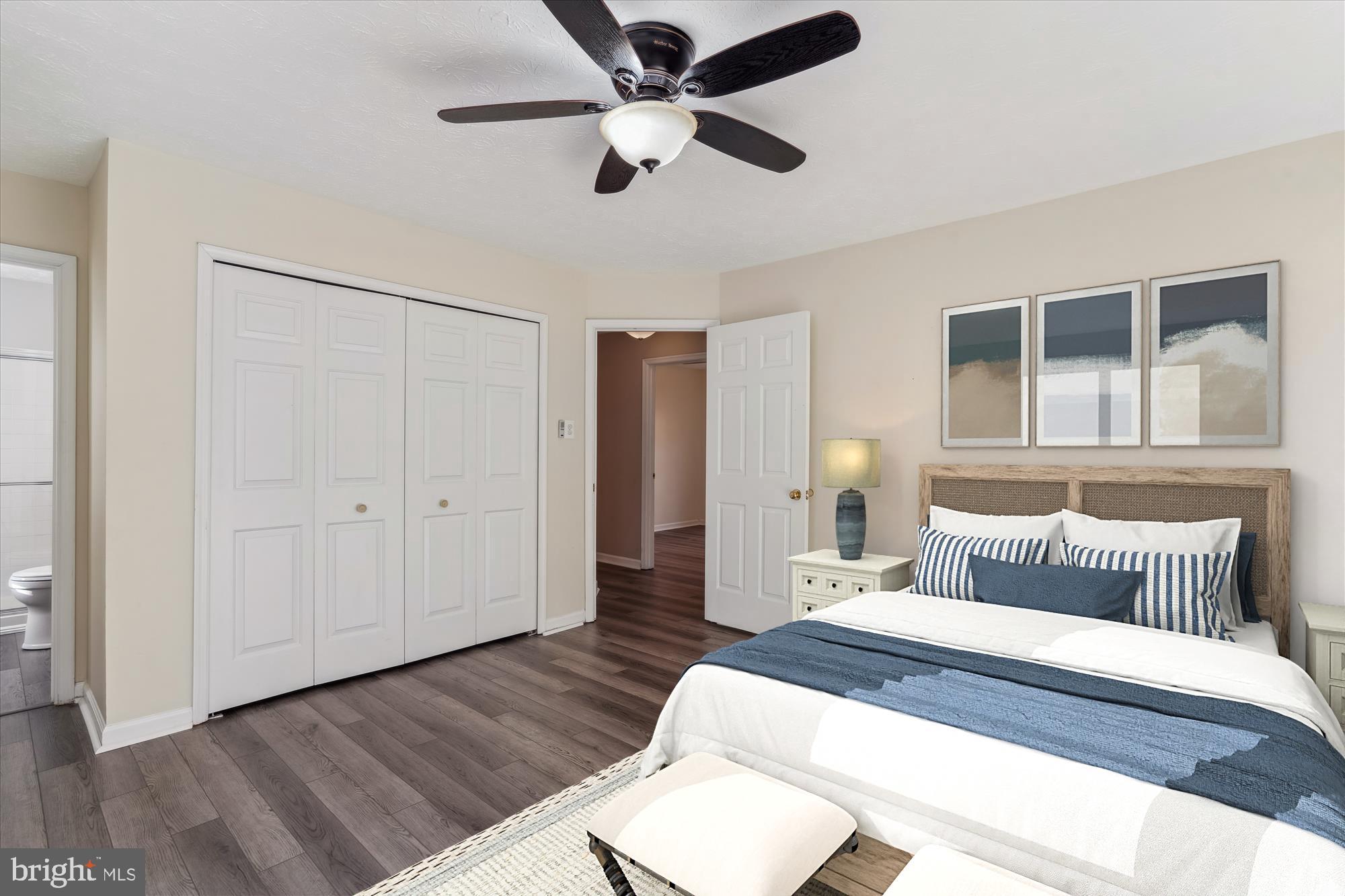 6532 Rice Court Elkridge, MD 21075 - Photo 14 of 46 Virtually Staged Main Level Primary Bedrooom