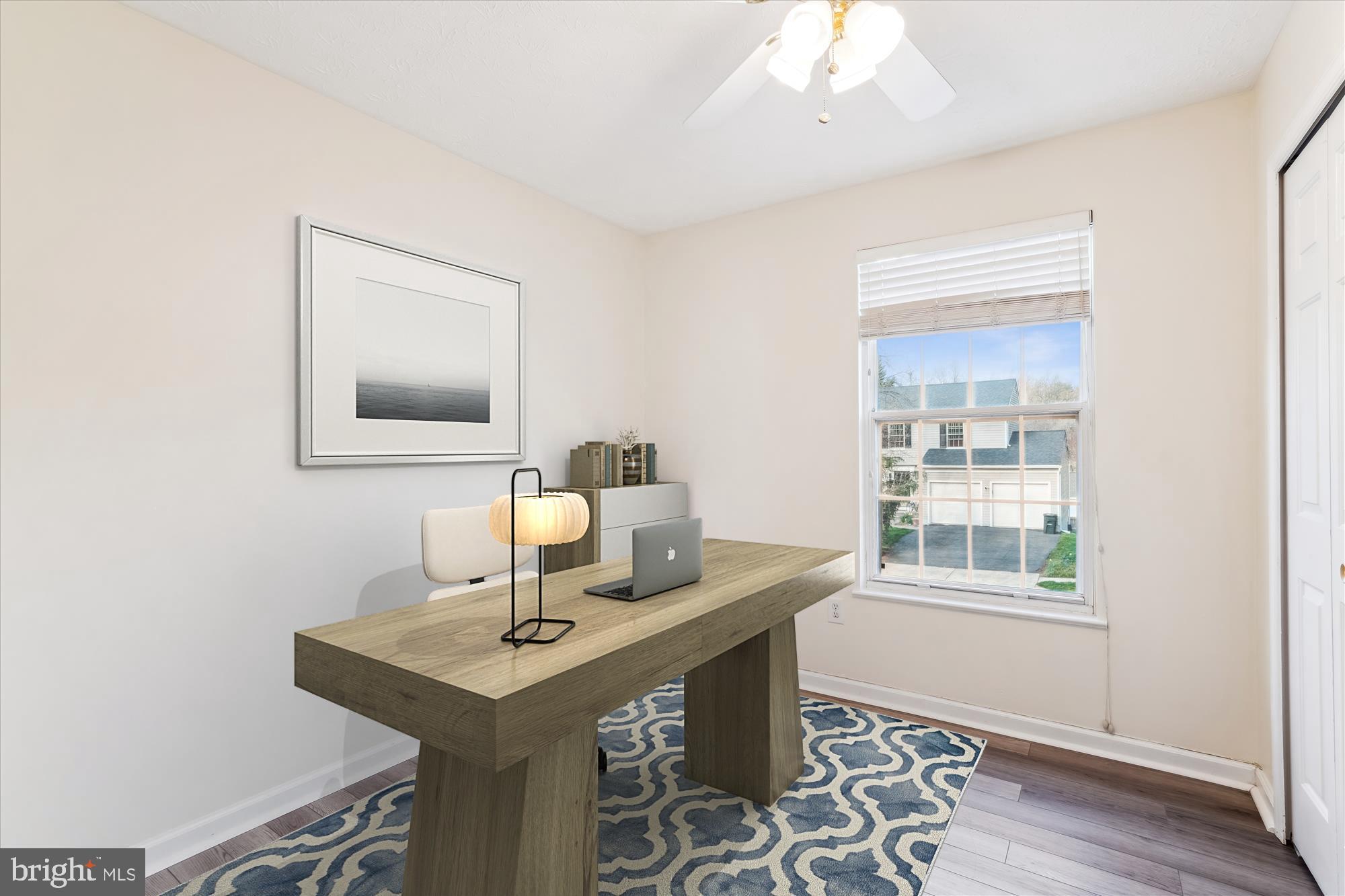 6532 Rice Court Elkridge, MD 21075 - Photo 21 of 46 Virtaully Staged Main Level Bedroom #3/Office