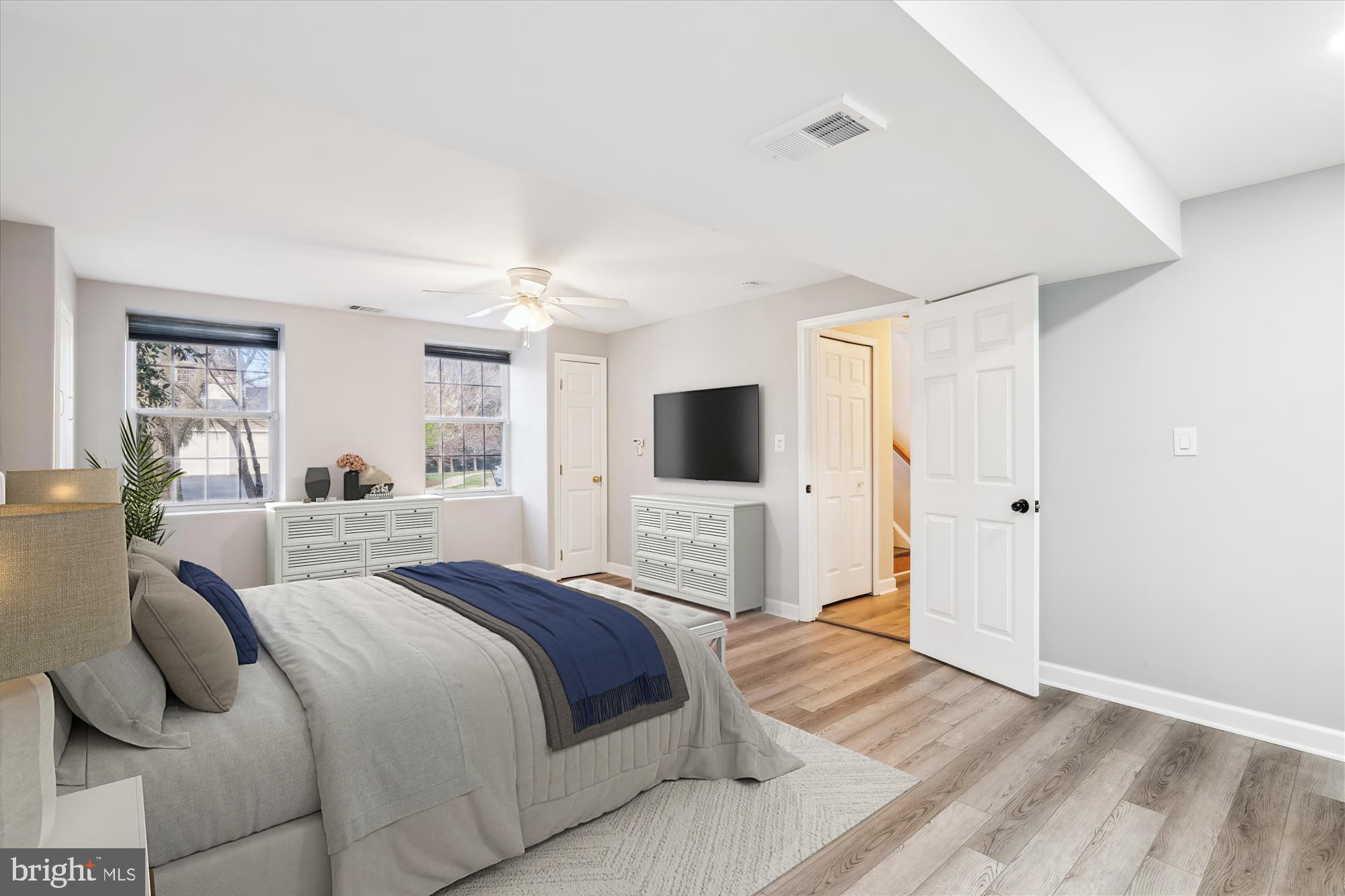 6532 Rice Court Elkridge, MD 21075 - Photo 28 of 46 Virtually Staged Lower Level as Bedroom #4