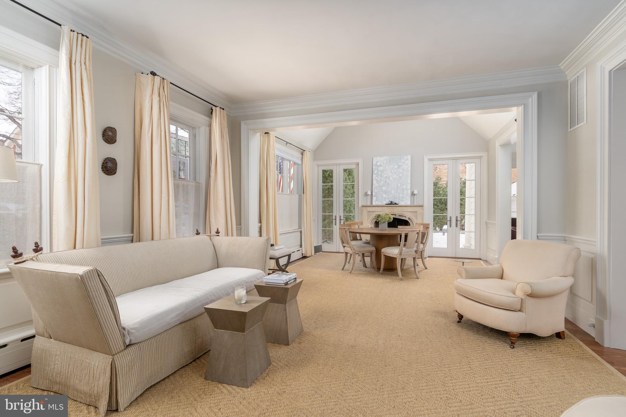 2701 36th Street Northwest Washington, DC 20007 - Photo 19 of 62 a living room with furniture and a large window