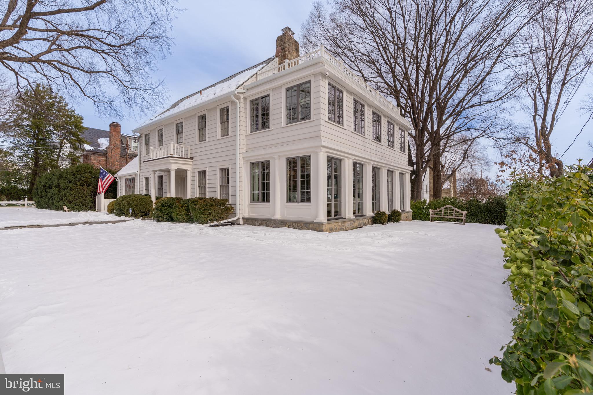 2701 36th Street Northwest Washington, DC 20007 - Photo 2 of 62 a front view of a building with trees and houses