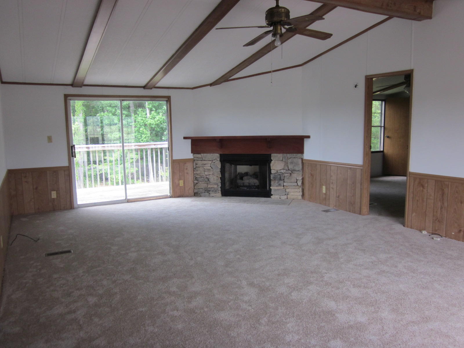 365 Ruritan Road Rocky Mount, VA 24151 - Photo 14 of 33 a view of empty room with a fireplace and windows