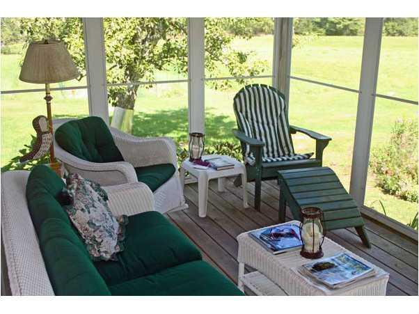 305 Range Road Blue Hill, ME 04614 - Photo 12 of 34 Patio/Deck. Main House Screened Porch