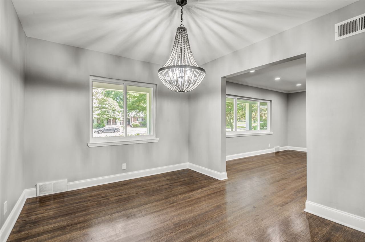 Formal dining room is off of the kitchen and formal livingroom