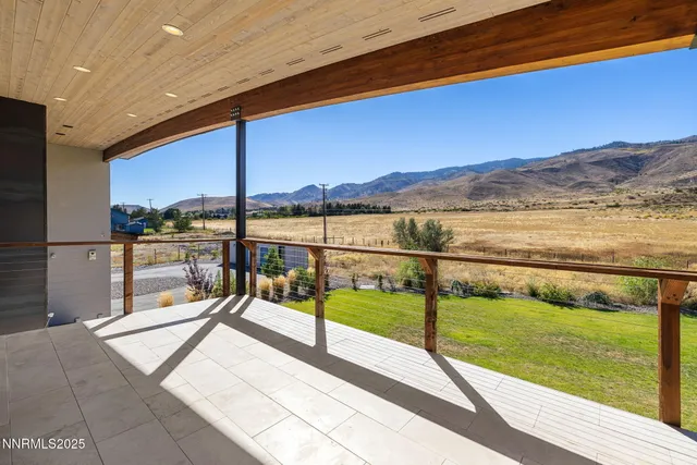 a view of a lake with a mountain