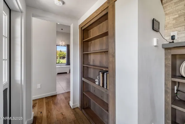 a view of kitchen and utility room