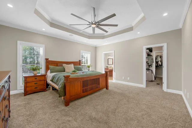 a view of a closet with storage