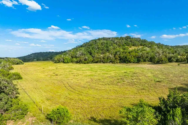a view of an ocean from a yard