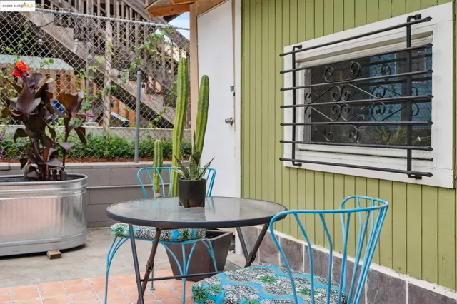 a view of balcony and patio