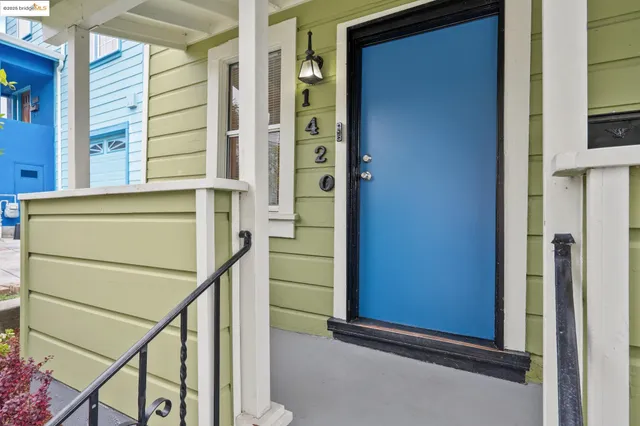 a view of front door