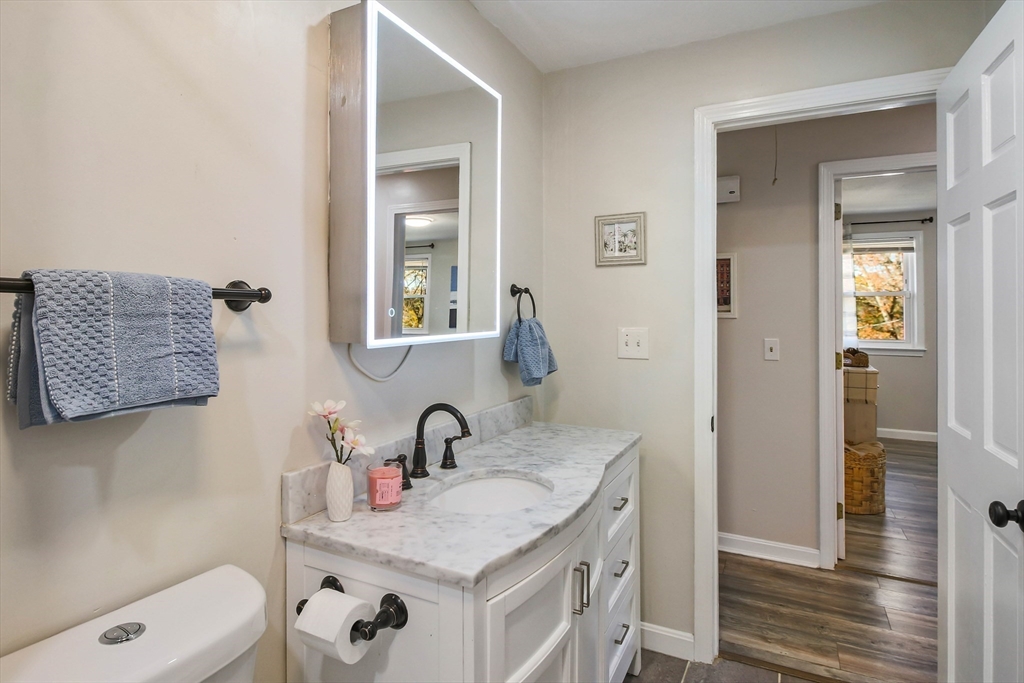 96 Indian Hill Road Worcester, MA 01606 - Photo 24 of 42 a bathroom with a sink and a mirror