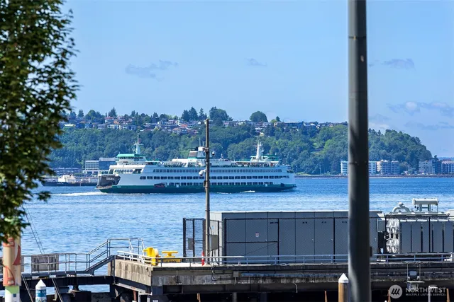 a front view of a building with street view