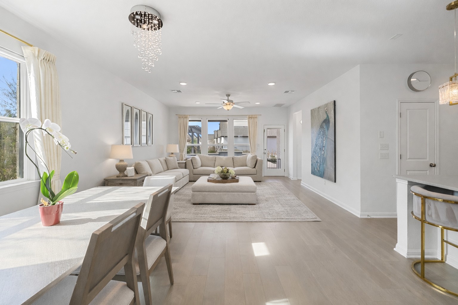 1113 Siena Sunset Road Leander, TX 78641 - Photo 11 of 29 Virtually Staged living room.