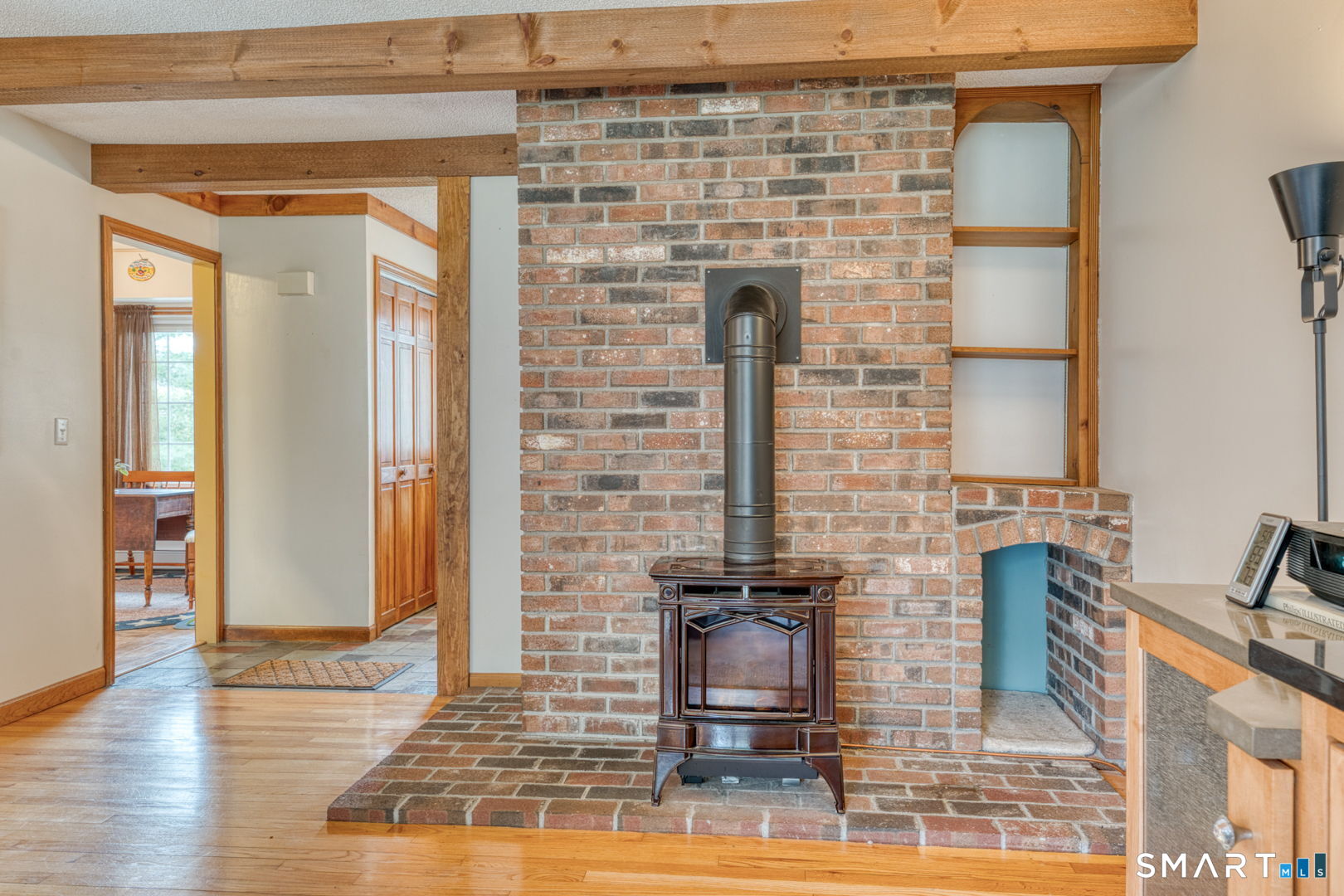 454 Providence Turnpike Hampton, CT 06247 - Photo 13 of 40 view of hall way with wooden floor and windows