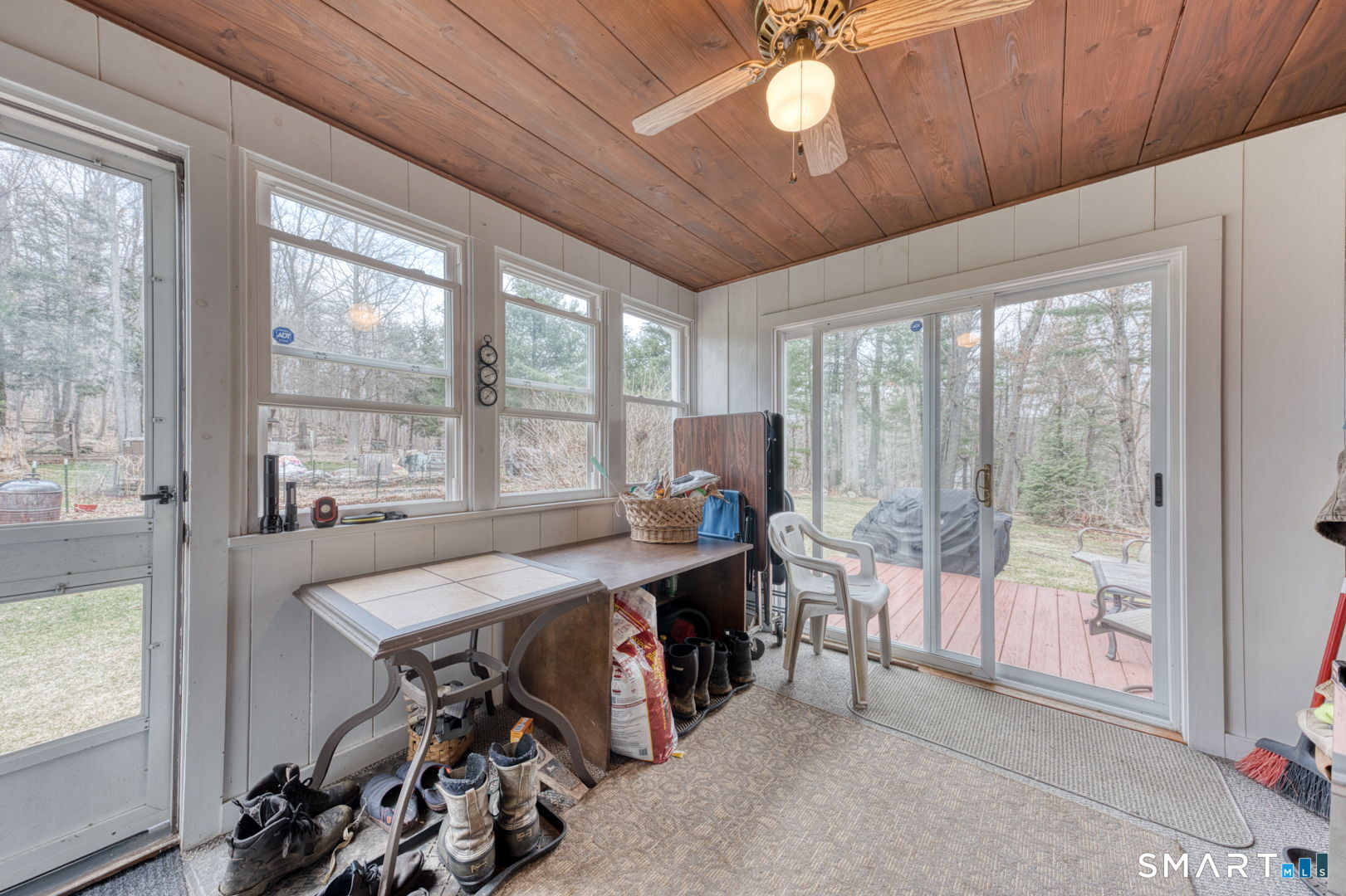 454 Providence Turnpike Hampton, CT 06247 - Photo 36 of 40 a view of a dining room with furniture window and outside view