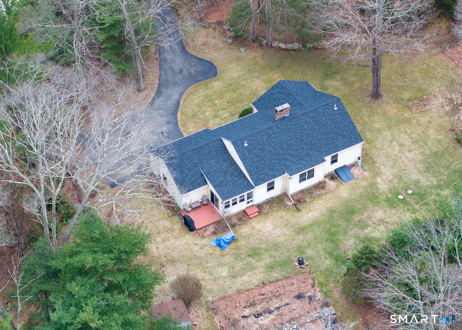 454 Providence Turnpike Hampton, CT 06247 - Photo 5 of 40 an aerial view of a house with outdoor space