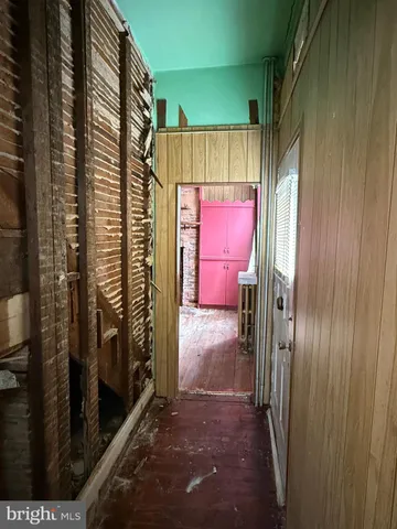 a view of hallway with window