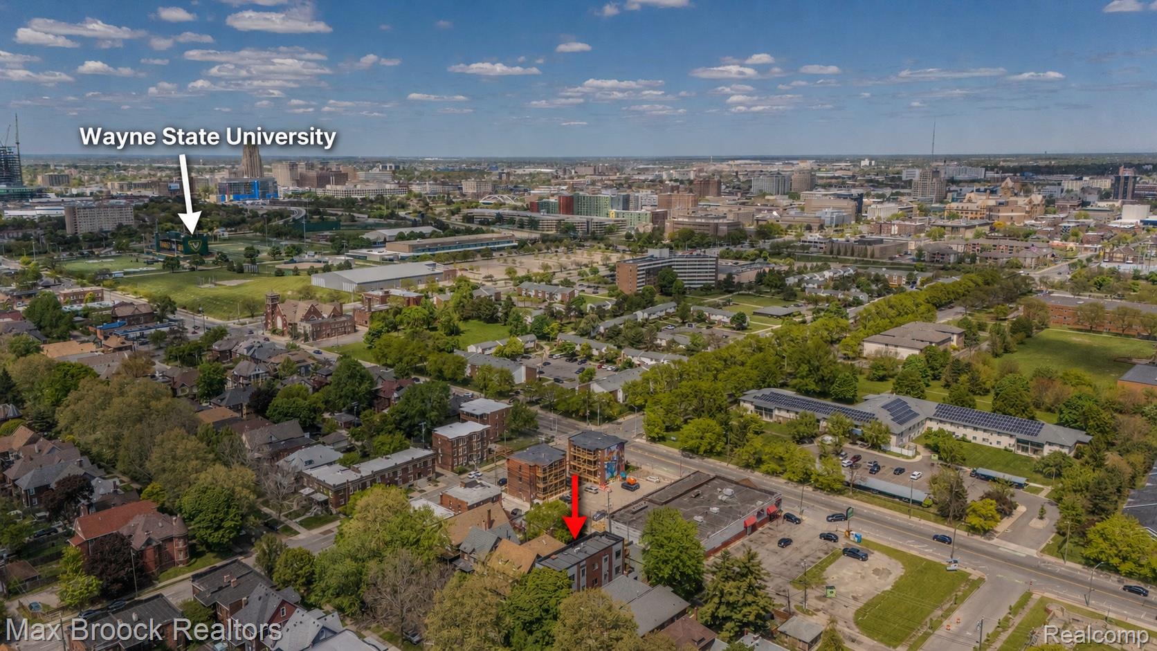 4530 Commonwealth Street, Unit 1 Detroit, MI 48208 - Photo 2 of 66 WSU Drone.jpg