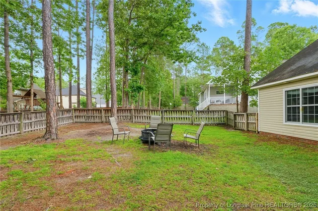 a view of a park with slide