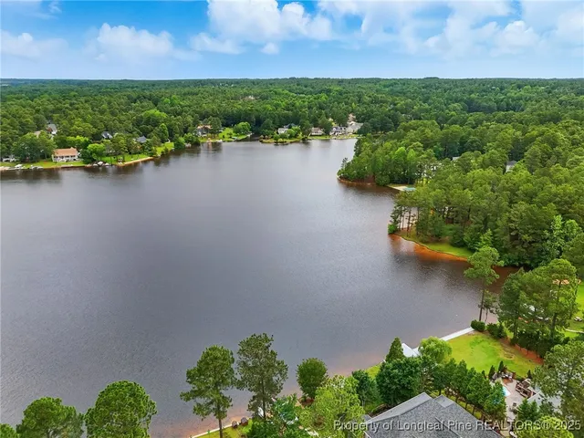 an aerial view of a houses with ocean view