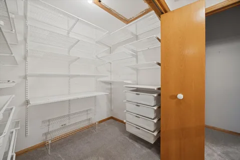 a view of walk in closet