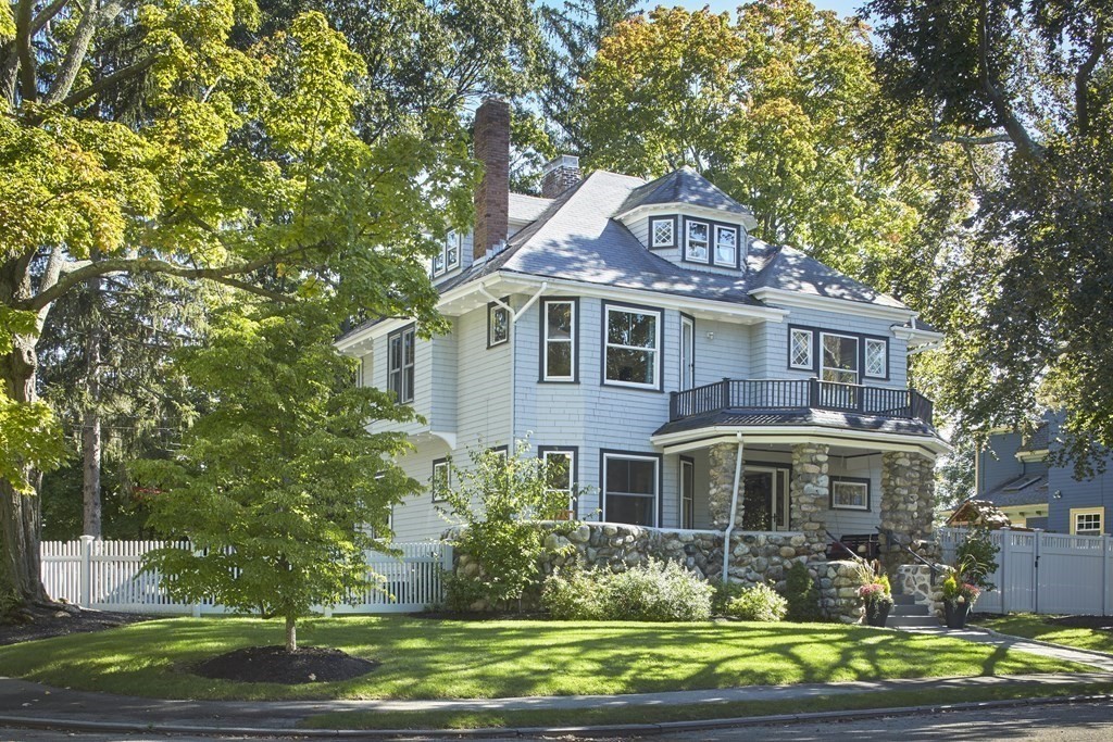 20 Orient Avenue Newton, MA 02459 - Photo 2 of 18 a front view of a house with garden