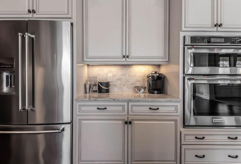 4459 Green Cook Road Johnstown, OH 43031 - Photo 41 of 103 BEVERAGE CENTER NESTLED BETWEEN S/S KITCHENAID FRENCH DOOR REFRIGERATOR AND CONVECTION MICROWAVE OVEN COMBO