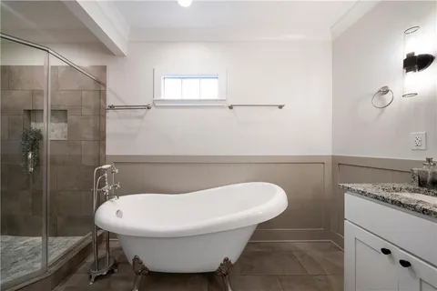 a bathroom with a sink and toilet