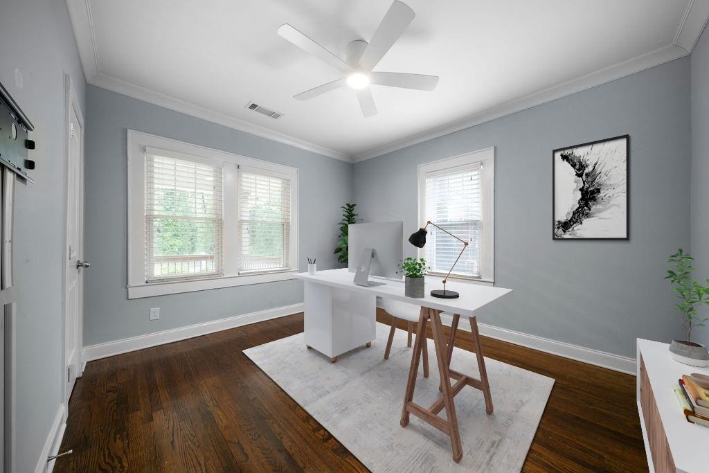 1045 Moreland Avenue Southeast Atlanta, GA 30316 - Photo 21 of 28 a workspace with furniture and a window